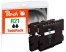 320556 - Peach Twin Pack cartouche d'encre noire compatible avec Ricoh GC21K, 405532