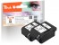 318700 - Peach Double Pack tête d'impression noir, compatible avec Lexmark, Canon, IBM, Epson, Konica Minolta, Brother, Ricoh, Apple BC-02BK, 0895A002