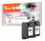 318814 - Peach Double Pack tête d'impression couleur, compatible HP No. 17*2, C6625AE*2