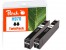 320090 - Peach Twinpack cartouche d'encre noire compatible avec HP No. 970 bk*2, CN621A*2