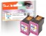 320948 - Peach Double Pack tête d'impression couleur, compatible avec HP No. 303XL C*2, T6N03AE*2