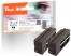 321245 - Peach Twin Pack cartouche d'encre noire compatible avec HP No. 957XL bk*2, L0R40AE*2